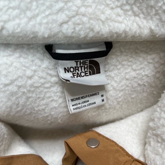 The North Face Cragmont Fleece Jacket Size Medium in Vintage White Kelp Tan - Picture 7 of 15